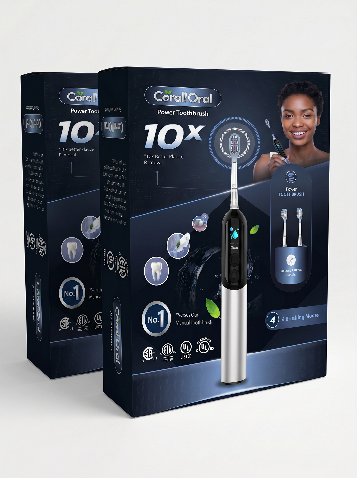 Electronic Power Toothbrush (10x Power w/ 5 modes)