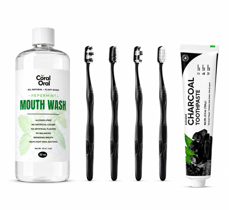 Coral Oral dental care kit for fresh breath and clean teeth