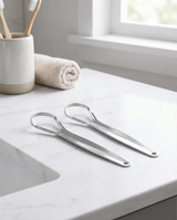 Coral Oral tongue cleaner made from stainless steel