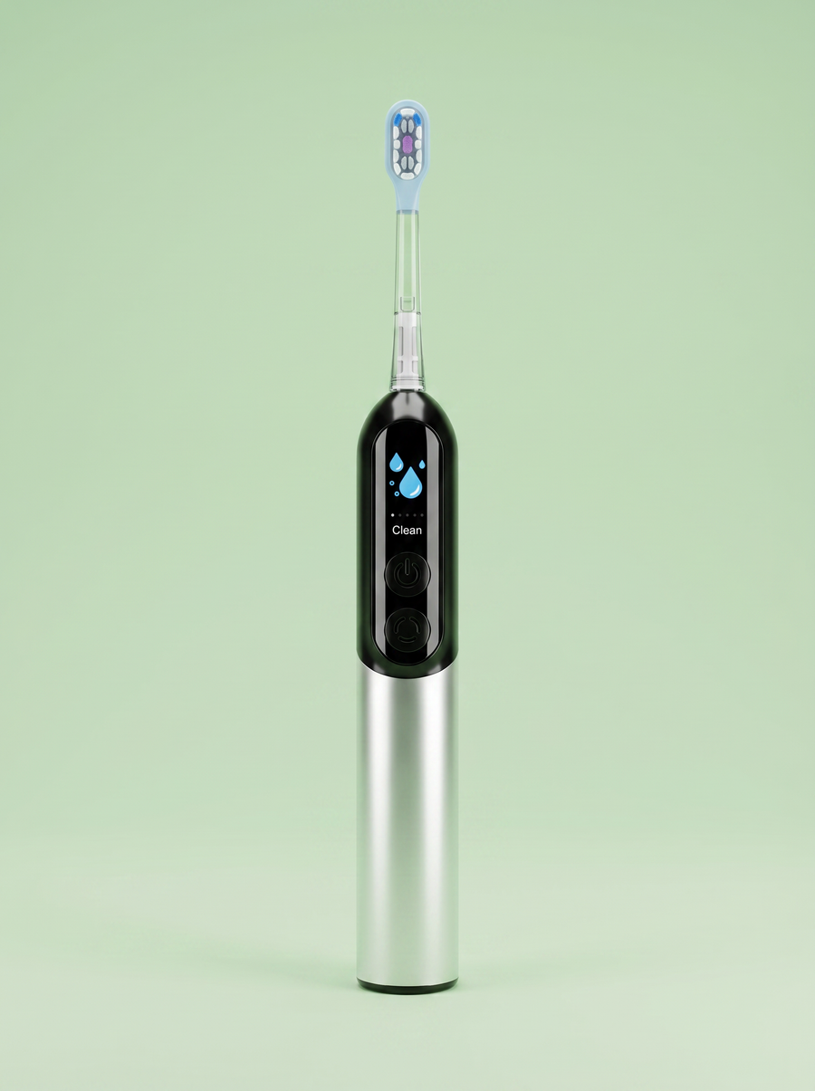 Electronic toothbrush designed to help remove plaque effectively