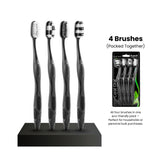 Coral Oral family toothbrush pack with four brushes
