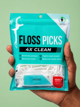 Coral Oral floss picks 150 count with portable travel case