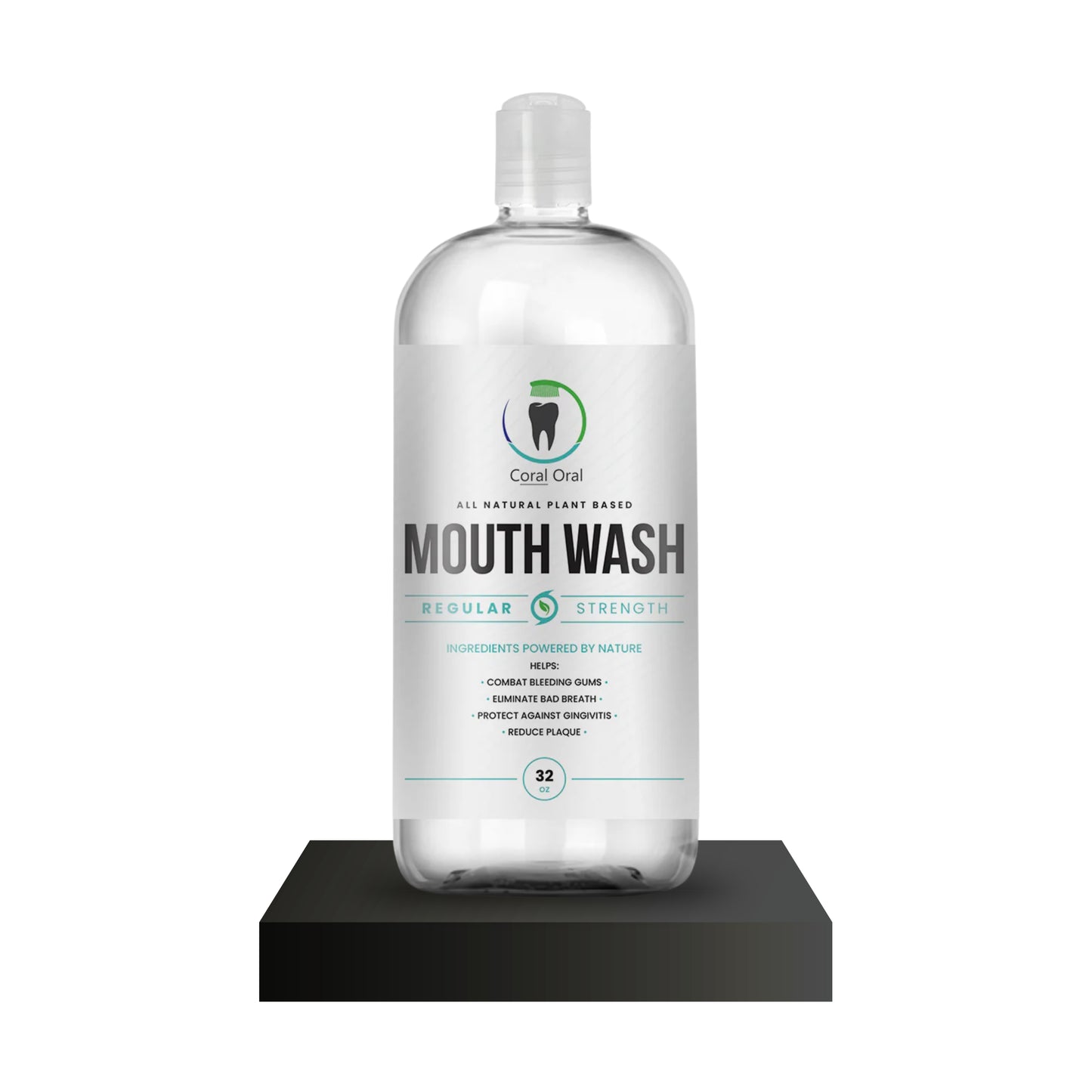 Peppermint mouth wash designed to support fresh breath daily