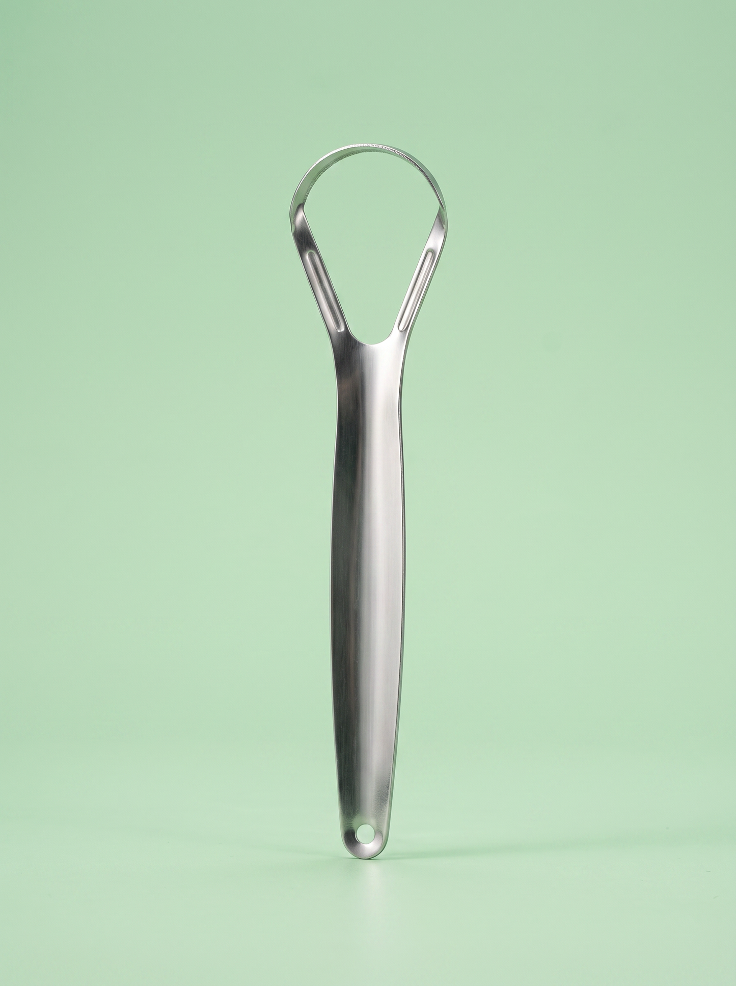 Coral Oral stainless steel tongue scraper for daily tongue cleaning